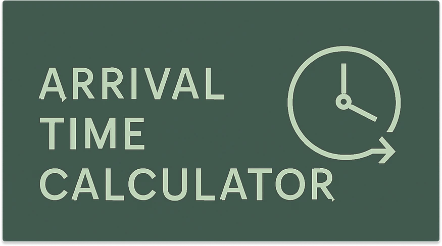 Speed Dist Time ETA Calculator: Arrival Time by Speed and Distance | SeaLagom
